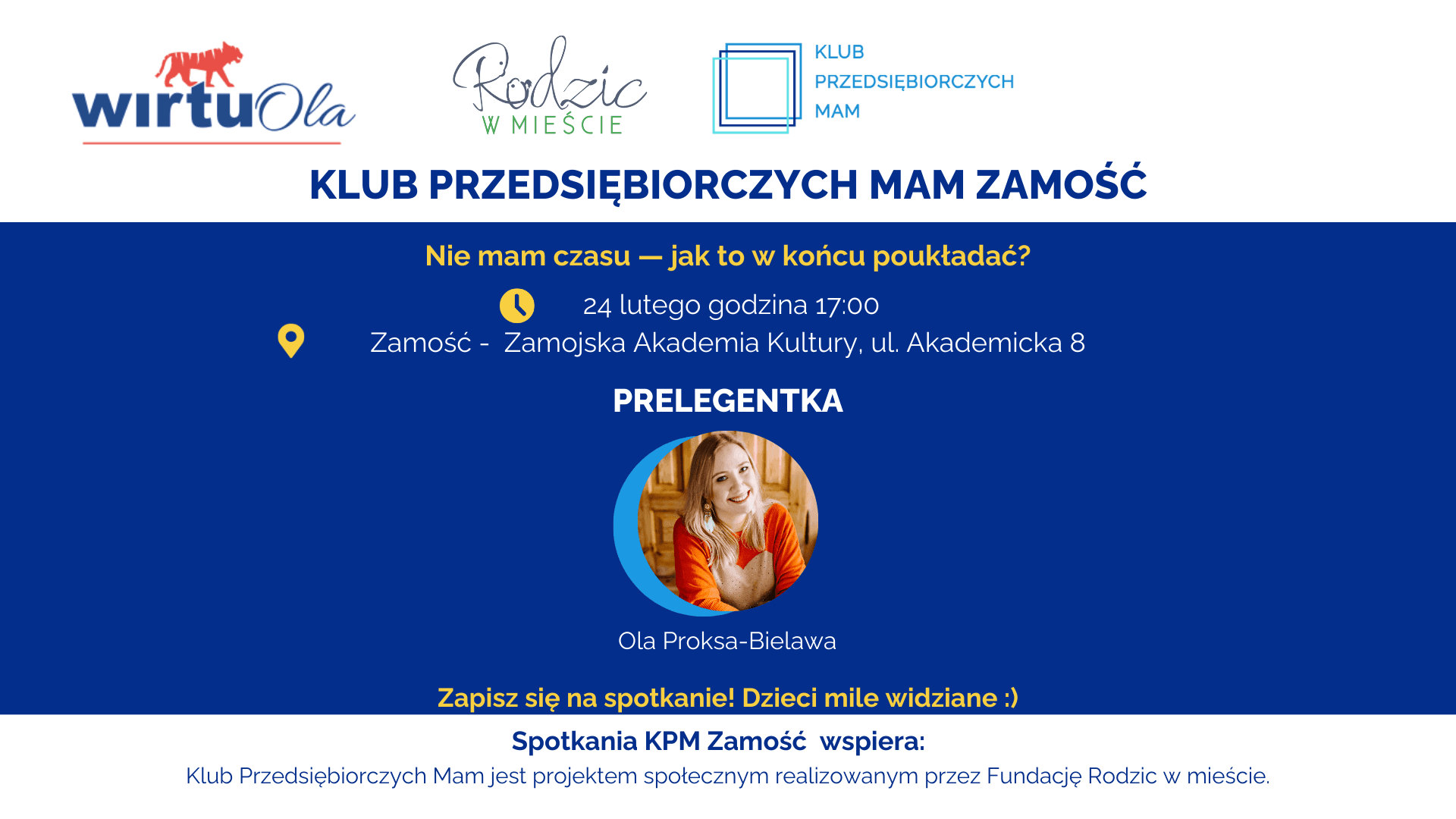 Klub Przedsiębiorczych Mam Zamość - 24.02.2026