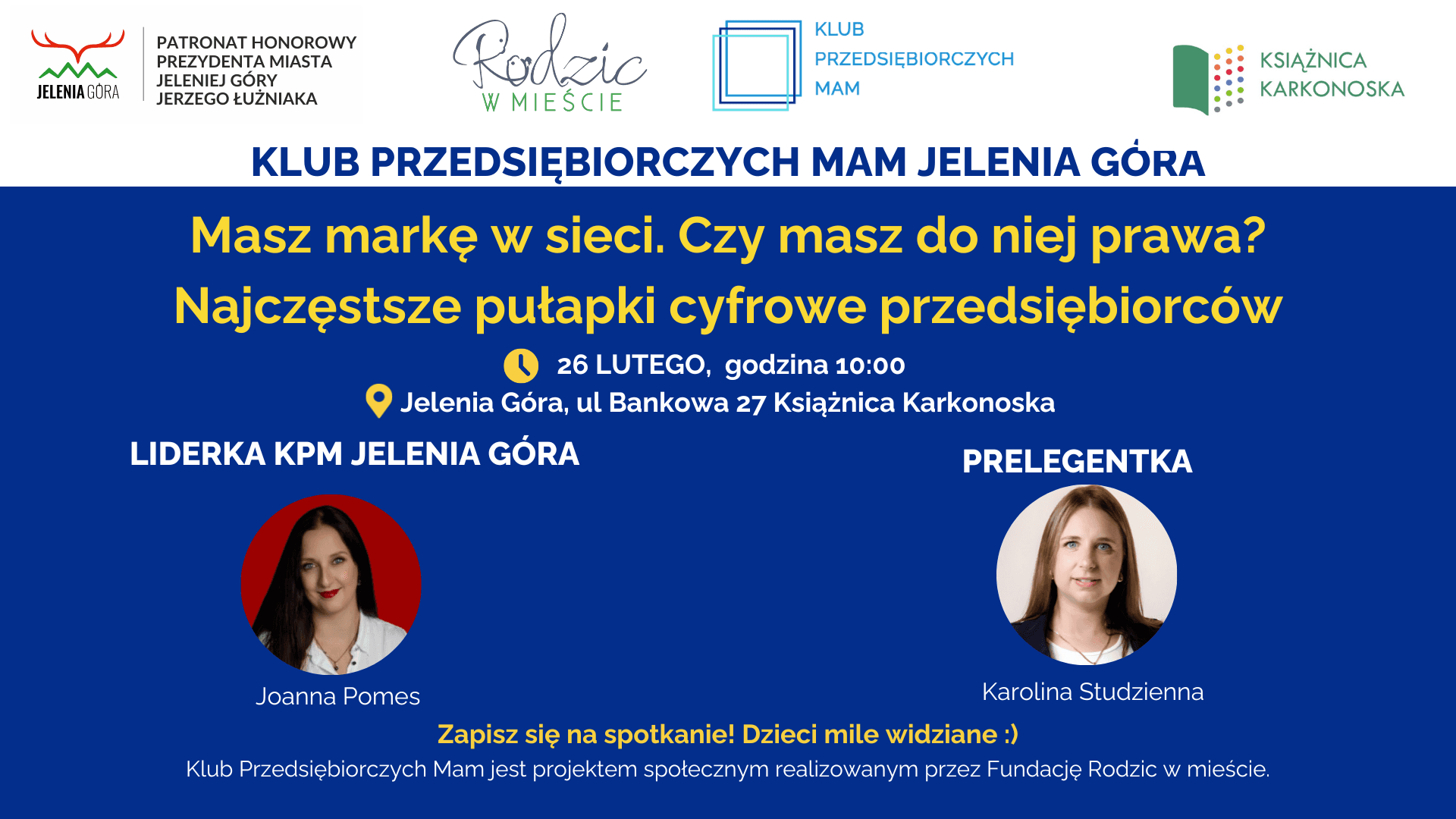 Klub Przedsiębiorczych Mam Jelenia Góra - 26.02.2026