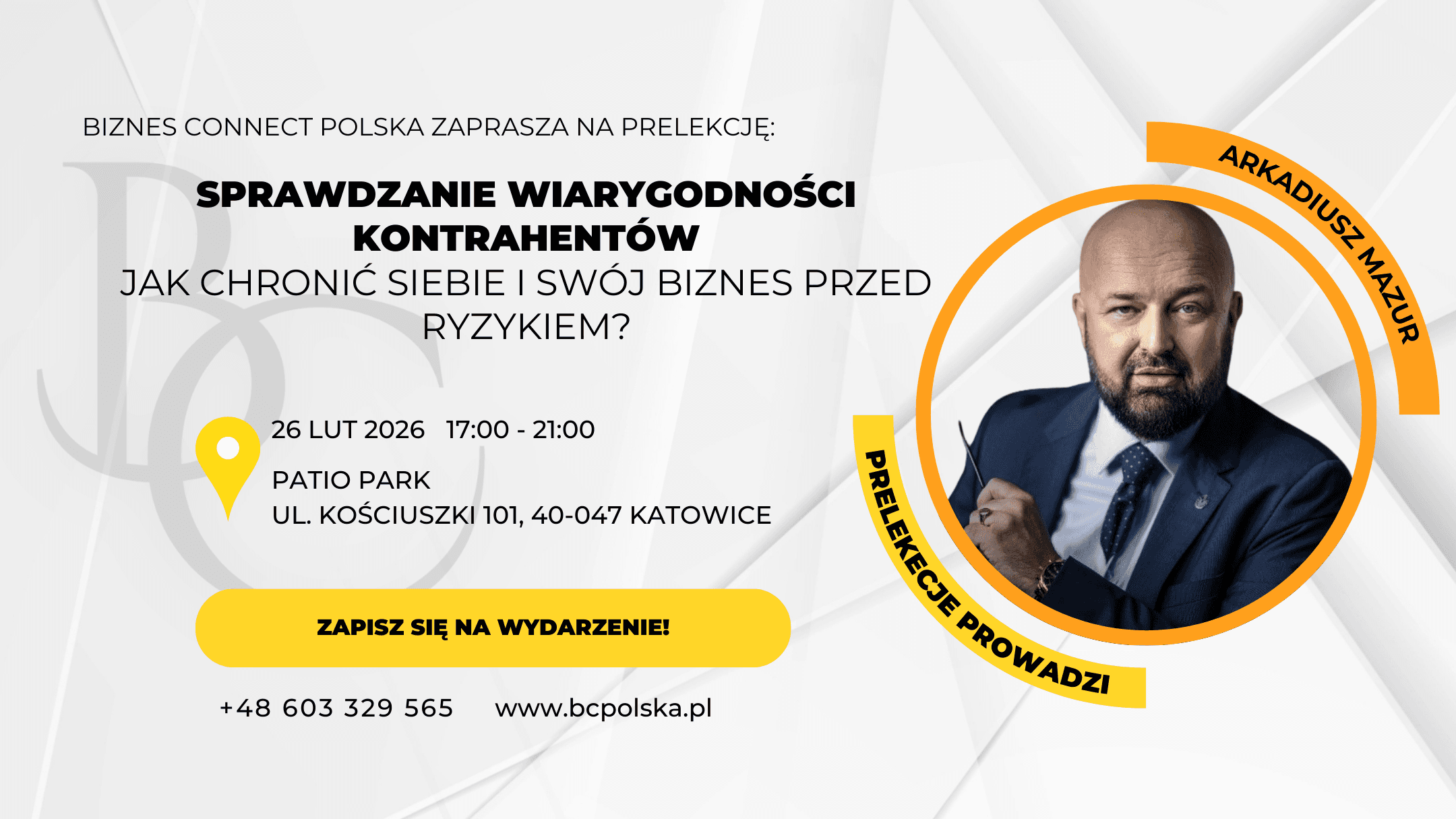 Sprawdzanie wiarygodności kontrahentów - Biznesowe Spotkanie Networkingowe