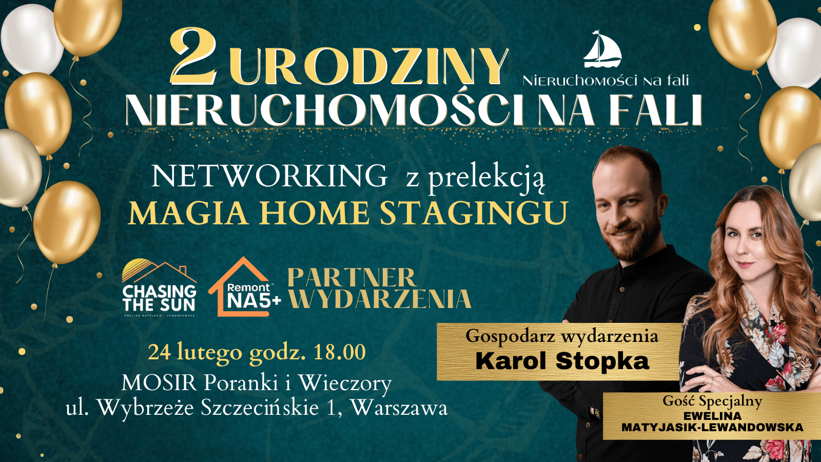 🏡 Nieruchomości na Fali ⛵🌊  - URODZINOWY NETWORKING z prelekcją MAGIA HOME STAGING