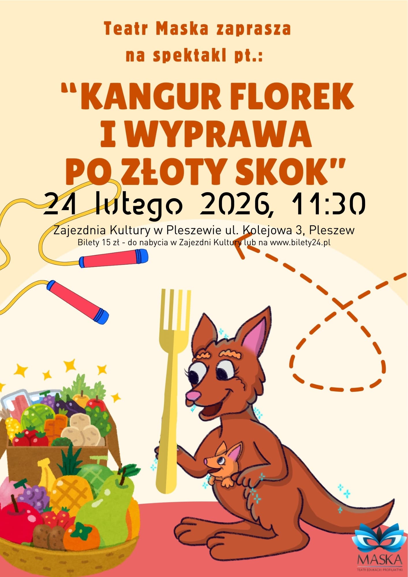 Kangur Florek i wyprawa po złoty skok – Teatr MASKA w Pleszewie