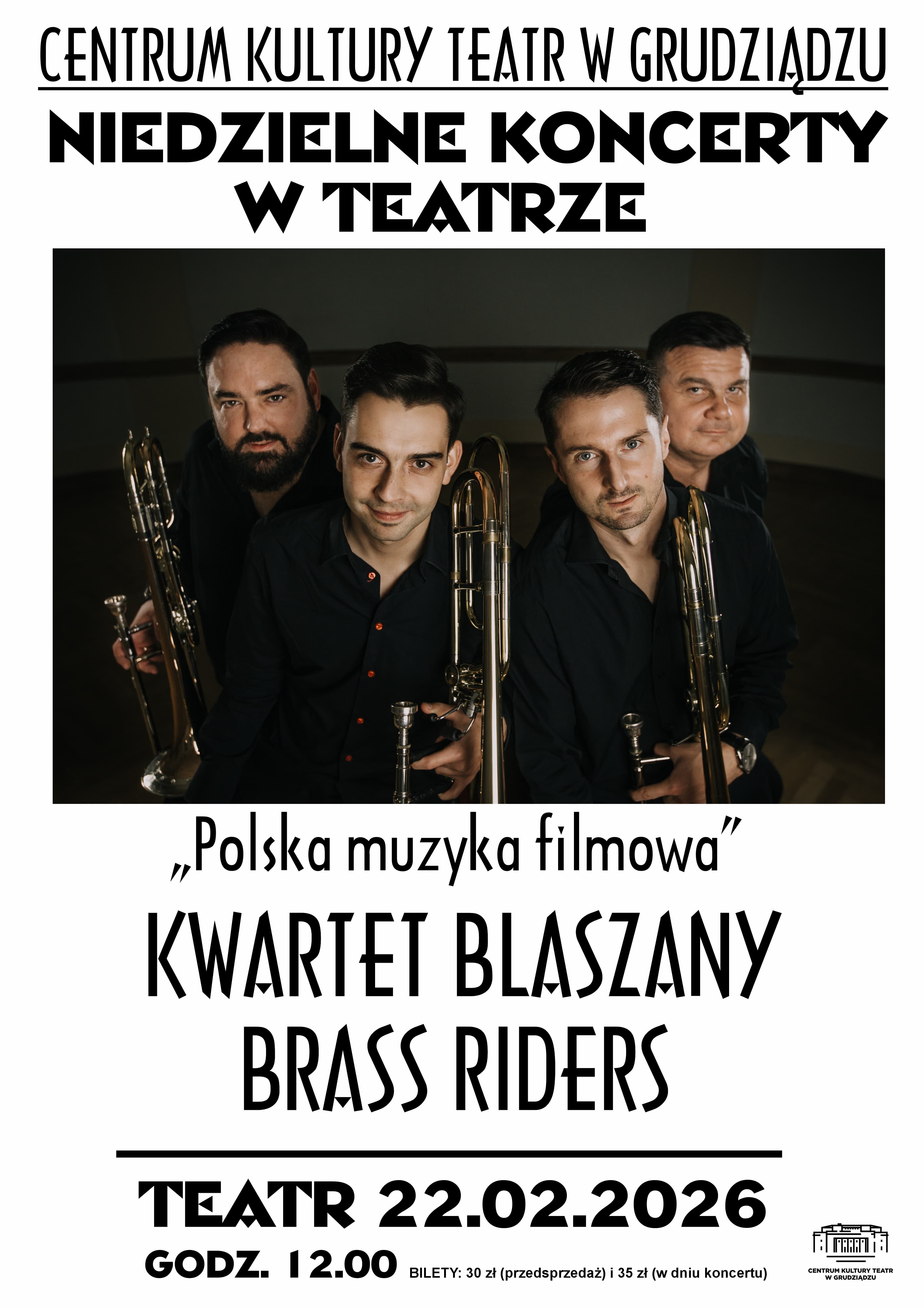 "Polska muzyka filmowa" - Kwartet blaszany BRASS RIDERS
