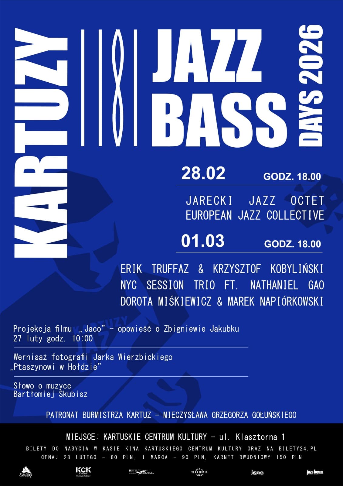 Kartuzy Jazz Bass Days 2026 - 28 lutego