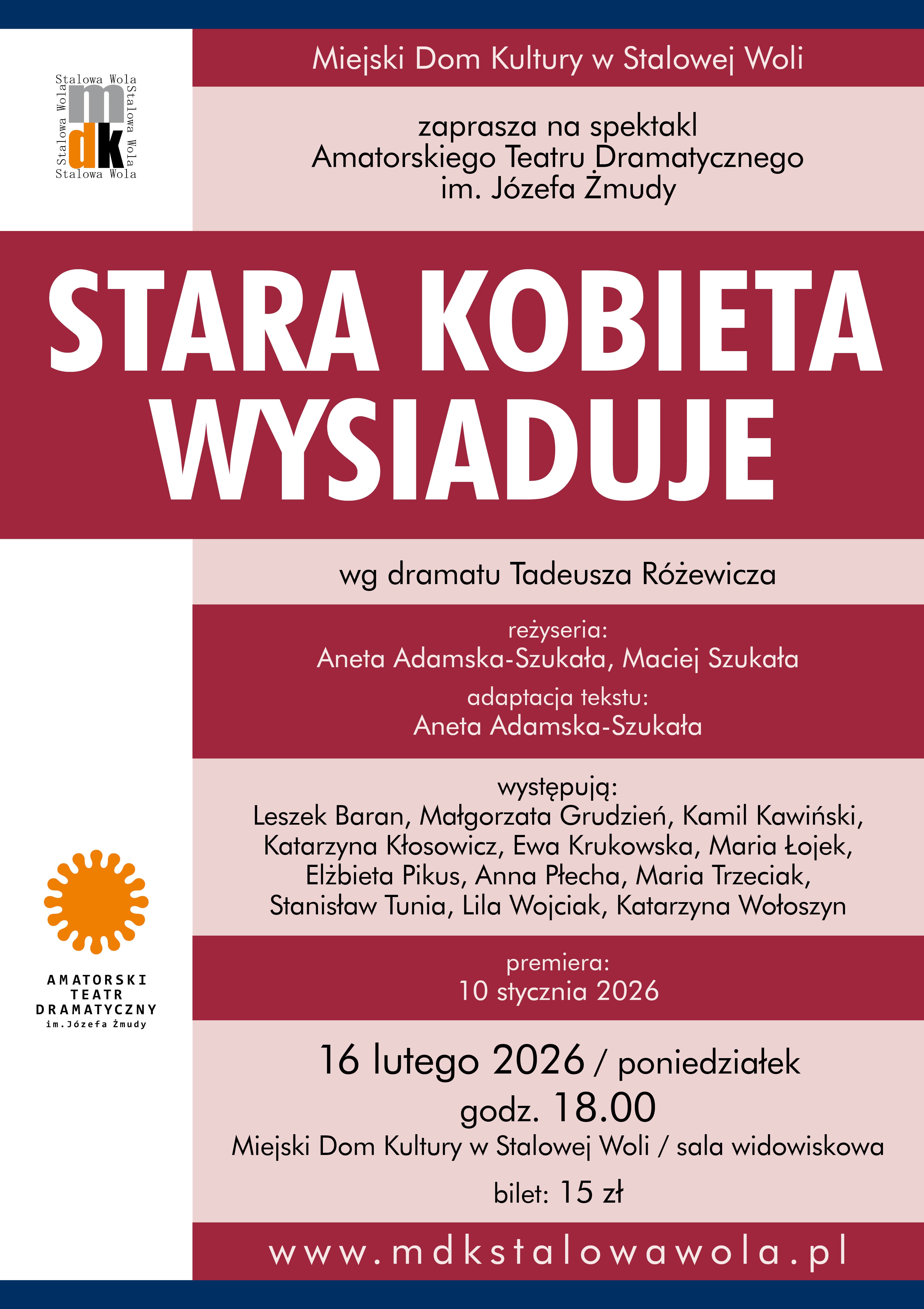 Stara kobieta wysiaduje