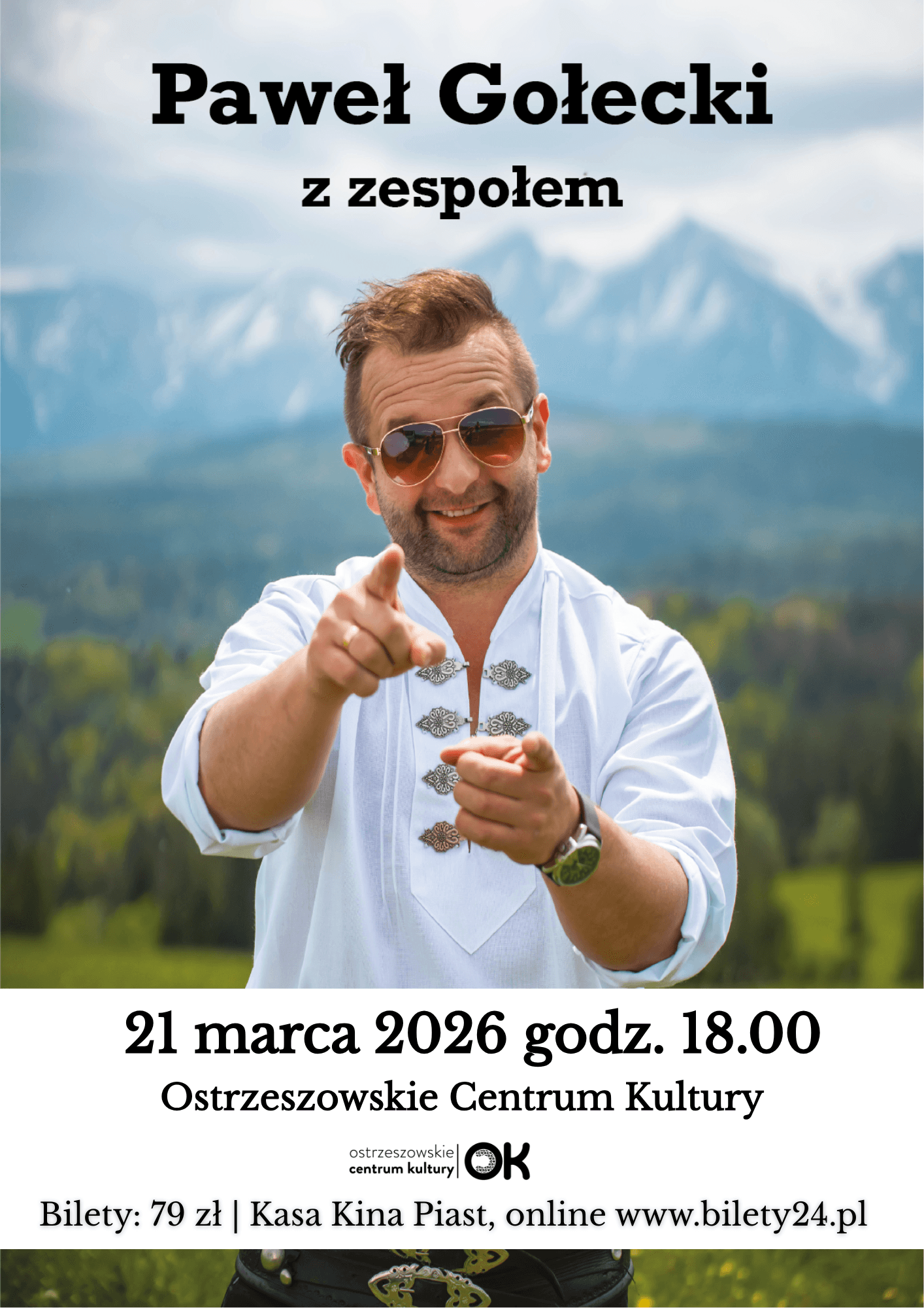 Paweł Gołecki z zespołem