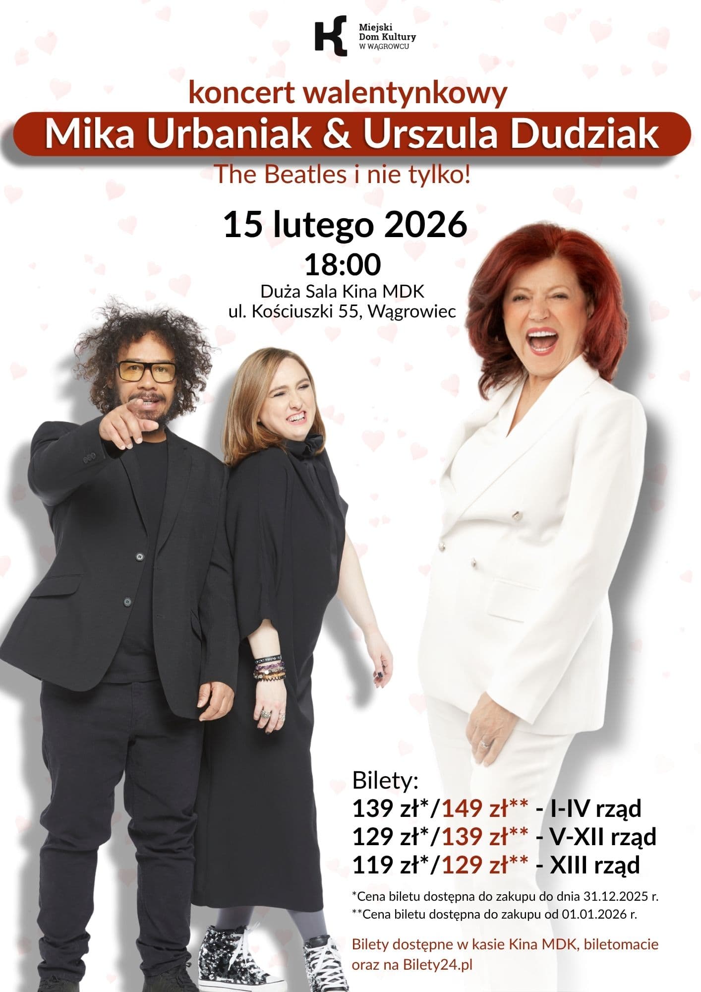 Koncert Walentynkowy - Mika Urbaniak & Urszula Dudziak