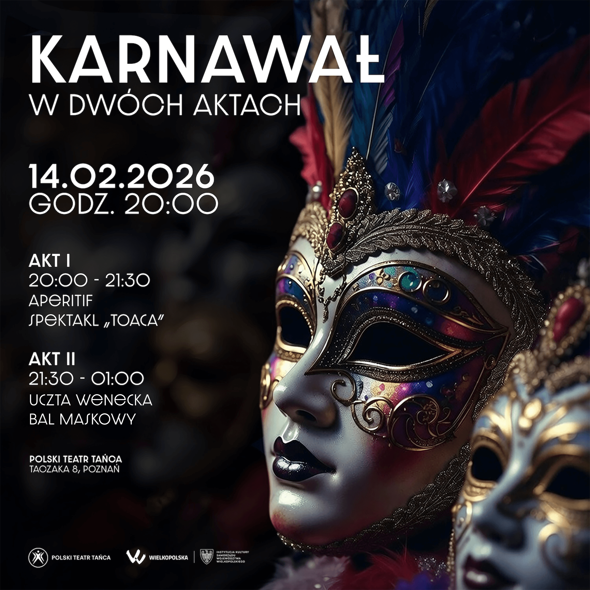 KARNAWAŁ w dwóch aktach - po raz pierwszy w Polskim Teatrze Tańca