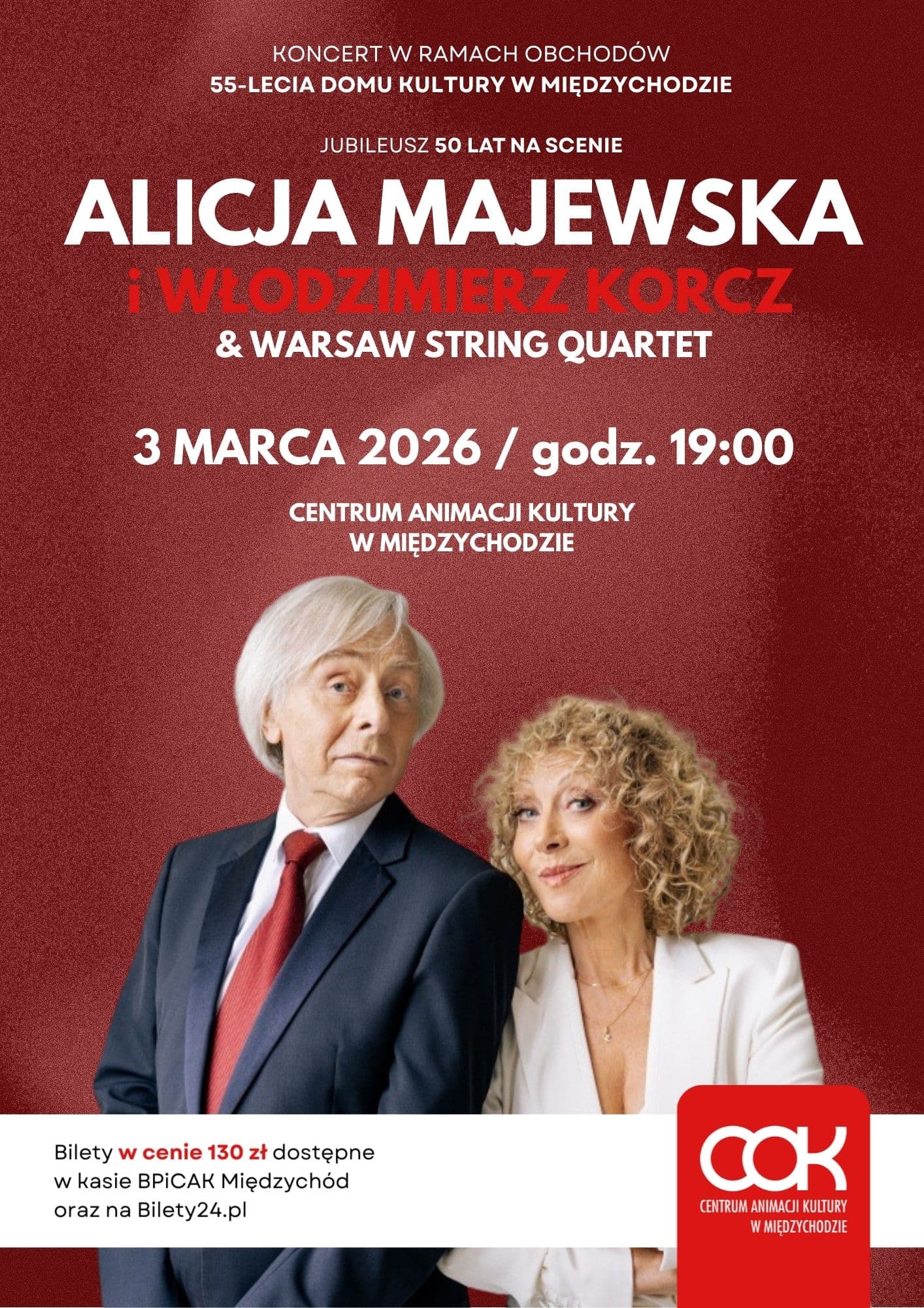 Alicja Majewska i Włodzimierz Korcz - Jubileusz 50 lat na scenie