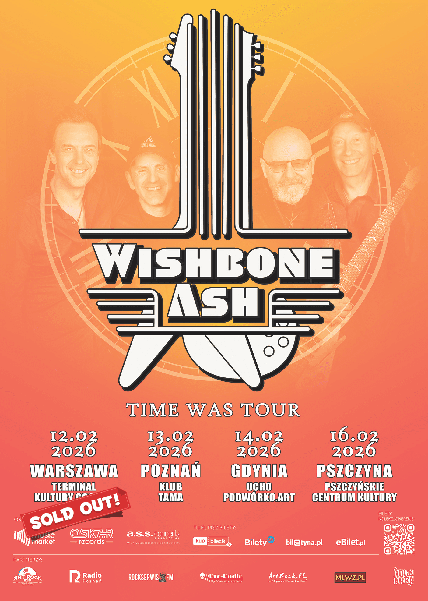 WISHBONE ASH - TIME WAS TOUR 2026 - 14.02. - Gdynia